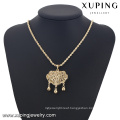 32669- Xuping Stylish Brass Jewelry Children Bell Necklace Wholesale